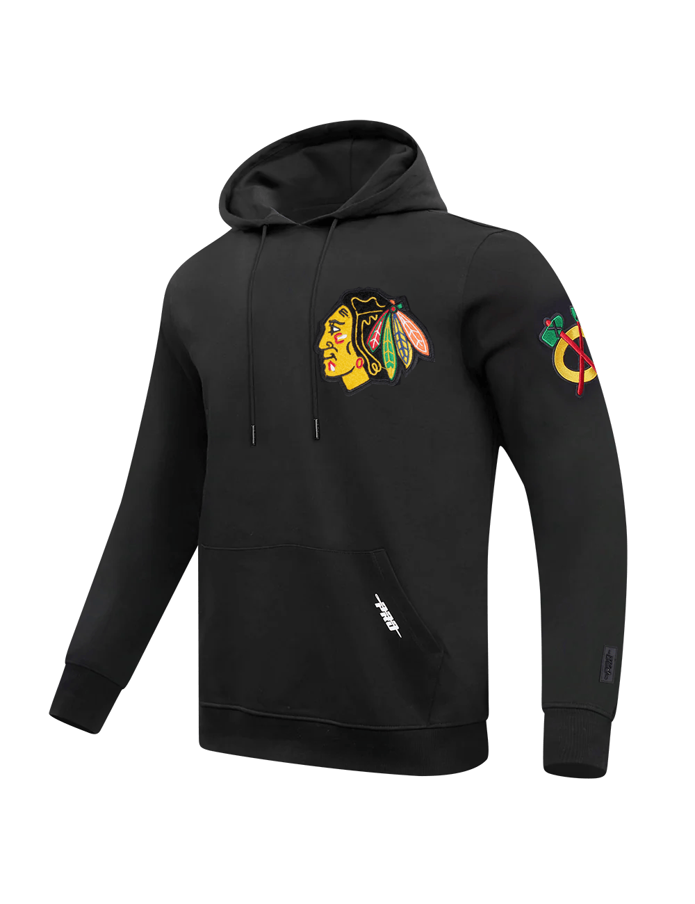 Pro Standard Jumpers Chicago Blackhawks Pro Standard NHL Team Chenille Flex Hoodie Jumper - Black