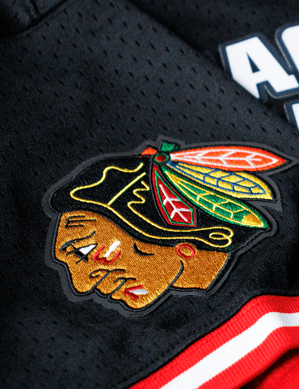 Pro Standard T-Shirts Chicago Blackhawks Pro Standard NHL Team Mesh Short Sleeve - Black