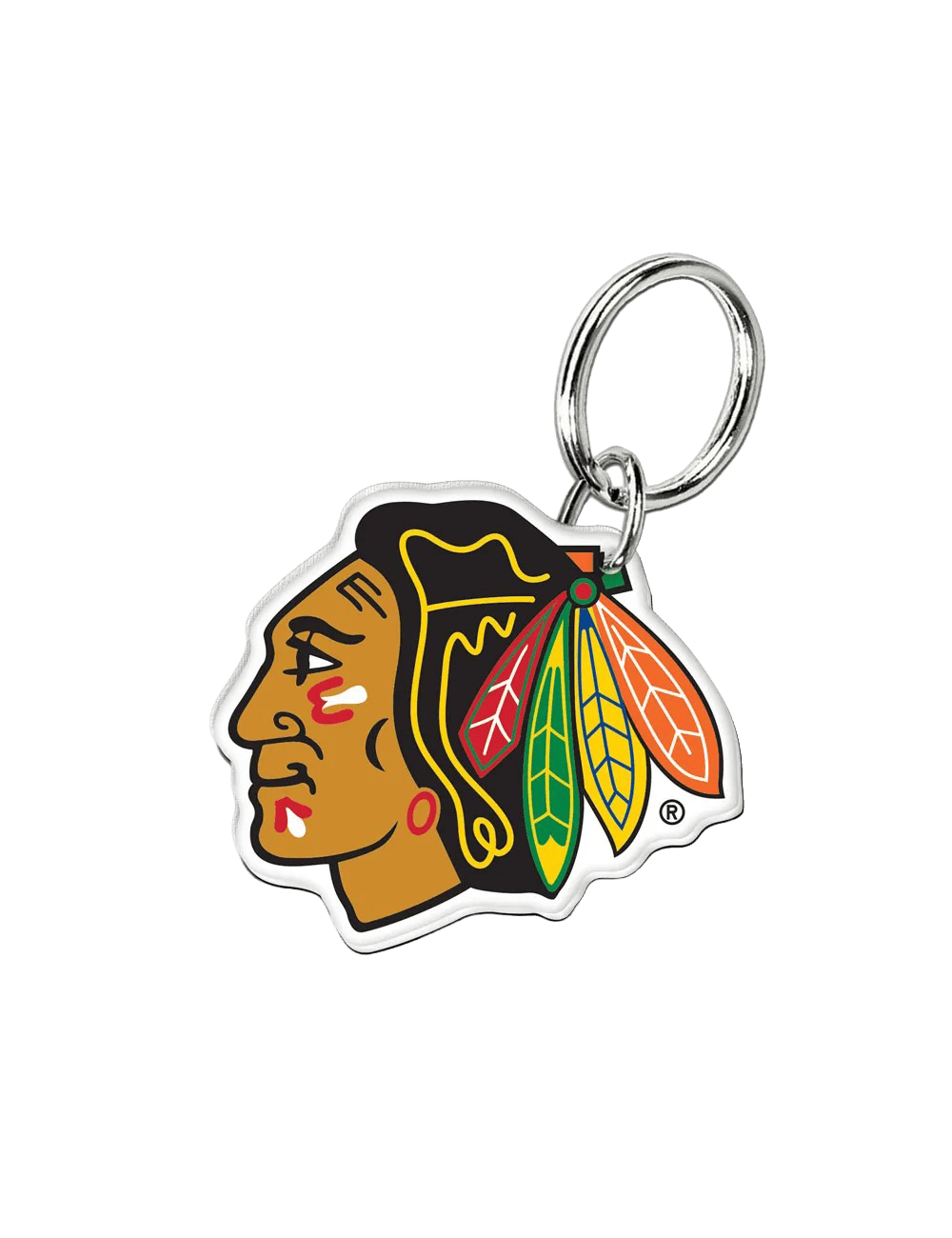 Wincraft Accessories Chicago Blackhawks Wincraft NHL Premium Acrylic Team Key Ring