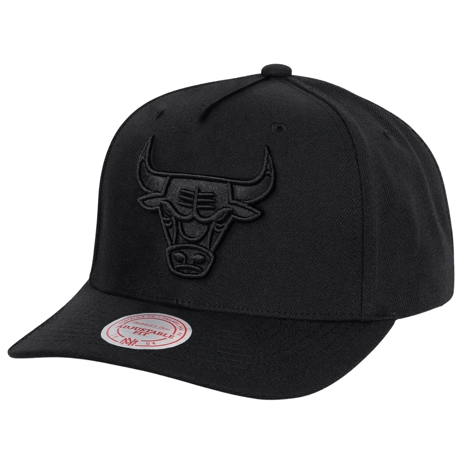 Mitchell And Ness Caps Chicago Bulls Mitchell & Ness NBA All Black MVP Snapback Hat - Black