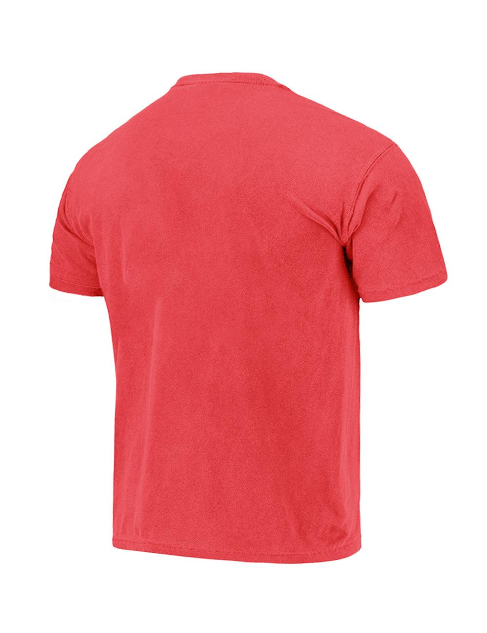 Mitchell And Ness T-Shirts Chicago Bulls Mitchell & Ness NBA Fireball Vintage T-Shirt - Faded Red