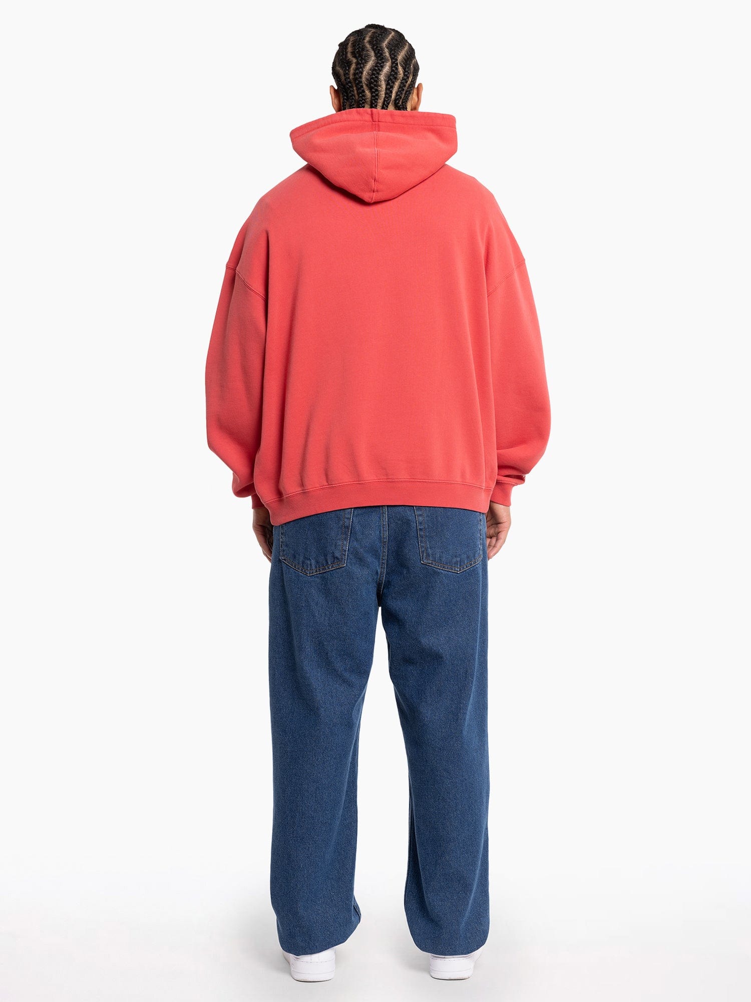 Mitchell And Ness Jumpers Chicago Bulls Mitchell & Ness NBA Glow Up Vintage Hoodie Jumper - Faded Red