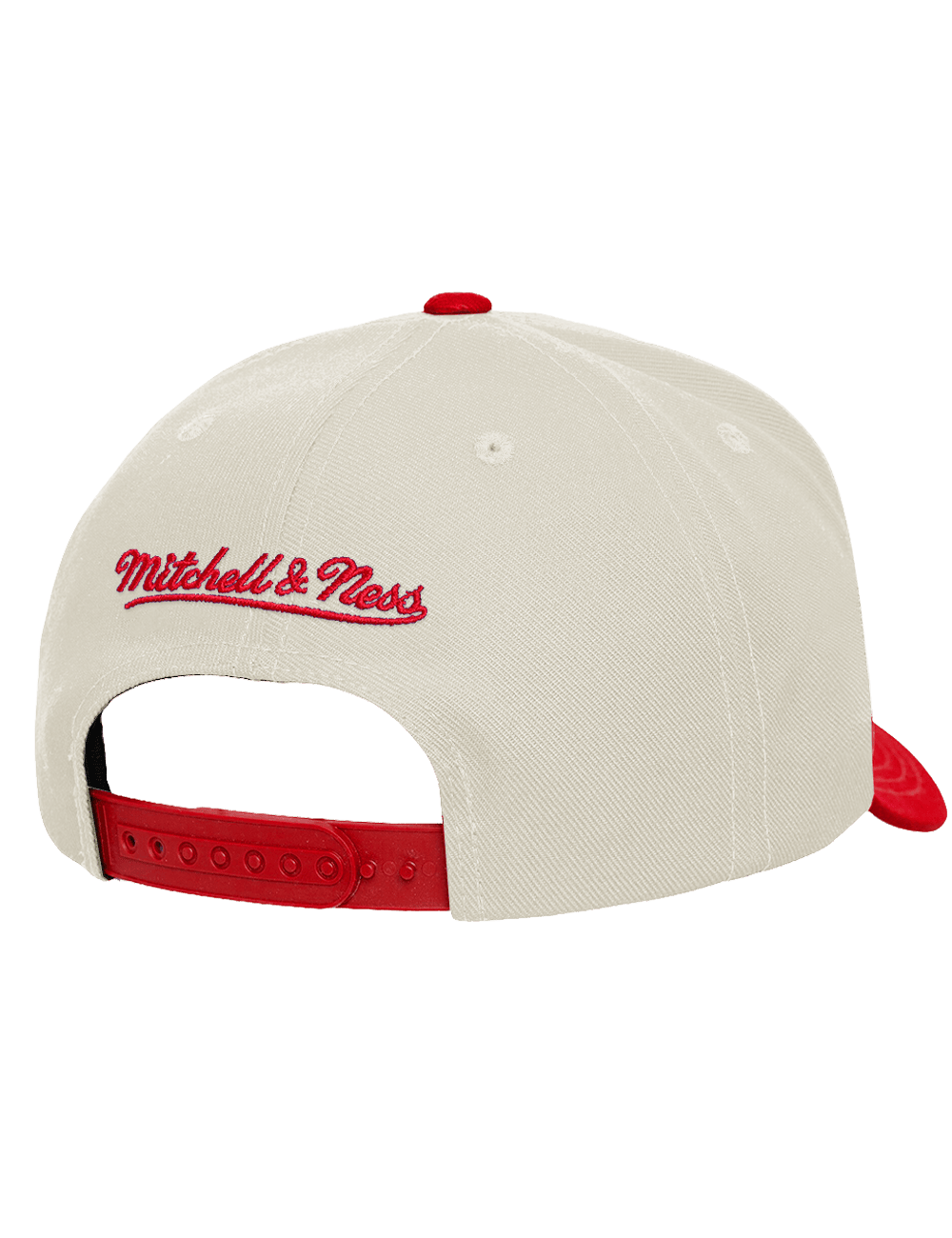 Mitchell And Ness Caps OSFM Chicago Bulls Mitchell & Ness NBA Throwback Pro Pinch Snapback Hat - Chrome