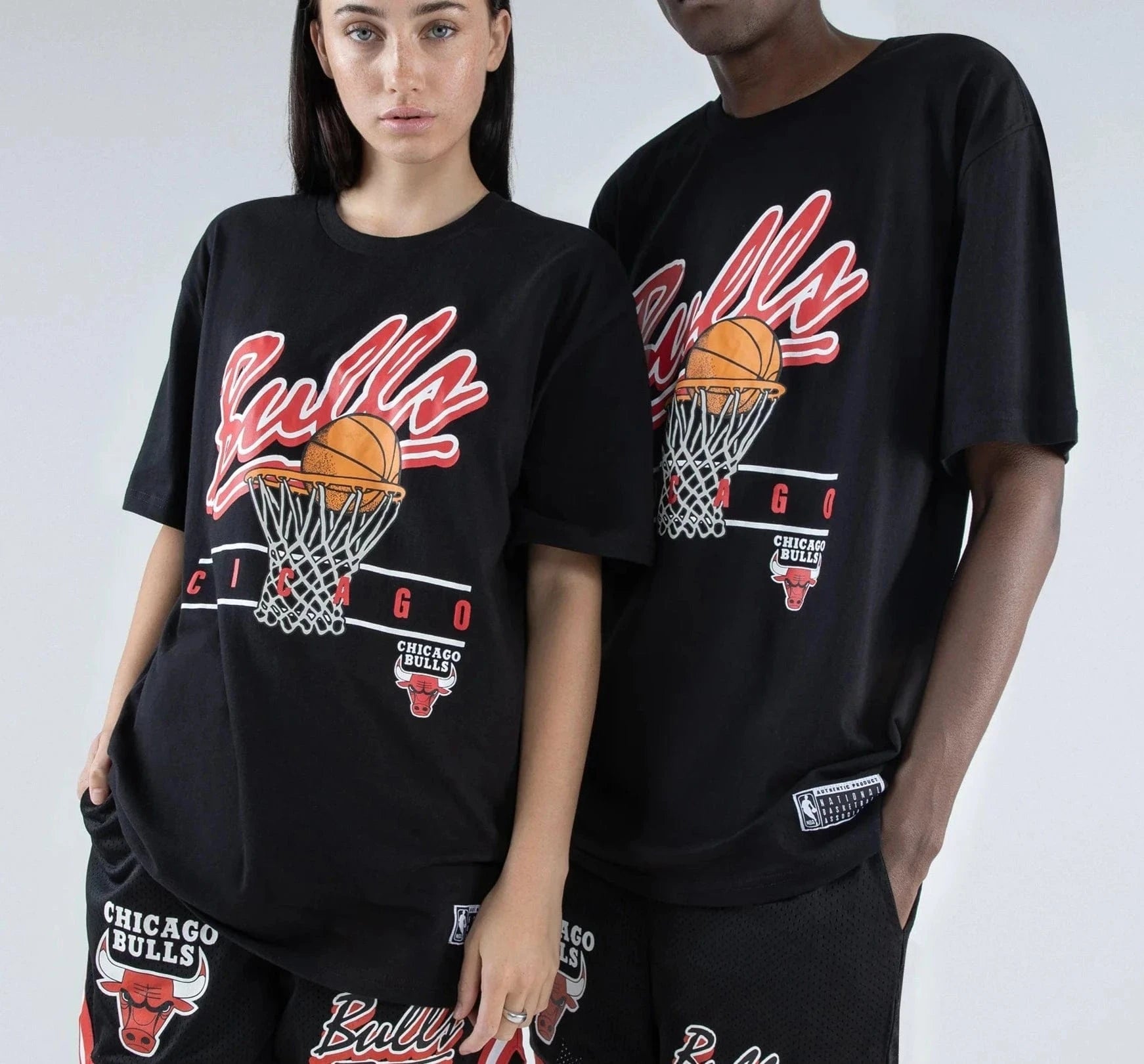 NBA Essentials T-Shirts Chicago Bulls NBA Essentials Hamilton Vintage T-Shirt - Black
