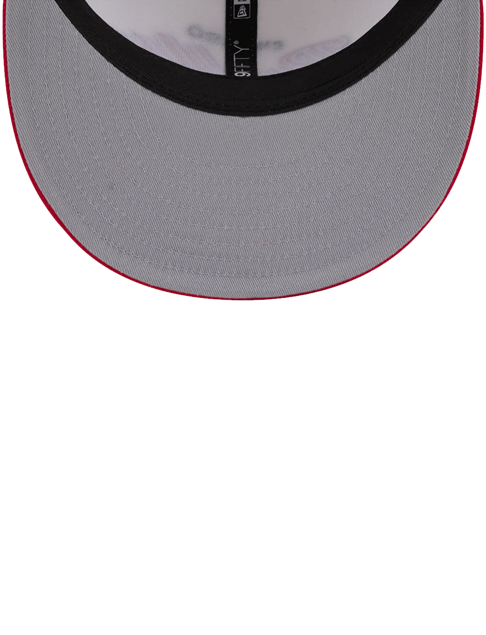 New Era Caps Chicago Bulls New Era NBA 2 Tone Script 9FIFTY Snapback Hat - Chrome White