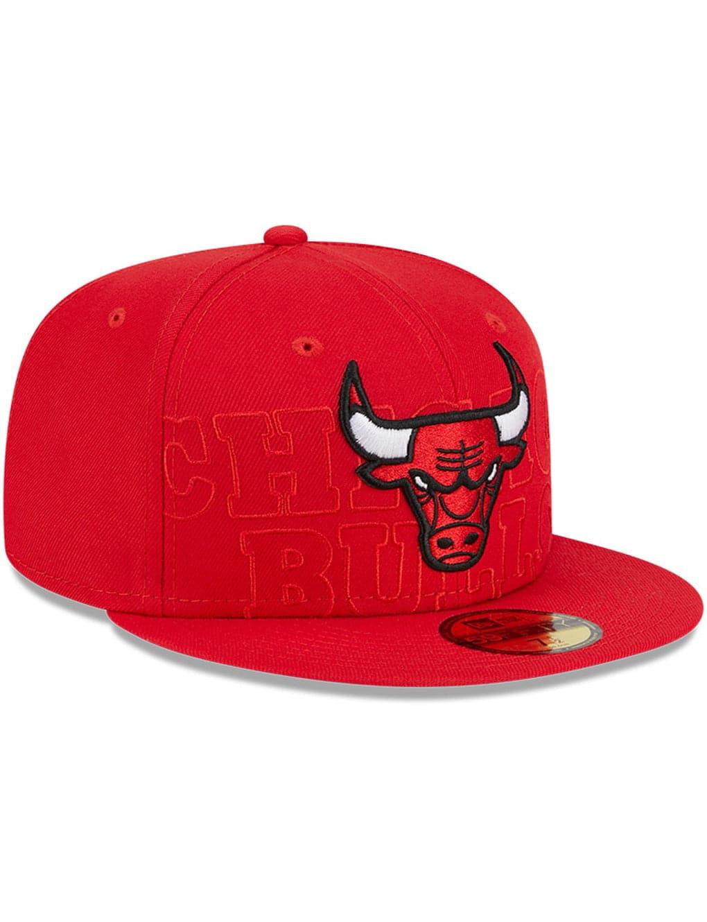 New Era Caps Chicago Bulls New Era NBA 23 Draft 59FIFTY Fitted Hat - Red