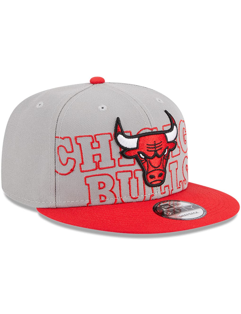 New Era Caps Chicago Bulls New Era NBA 23 Draft 9FIFTY Snapback Hat - Grey