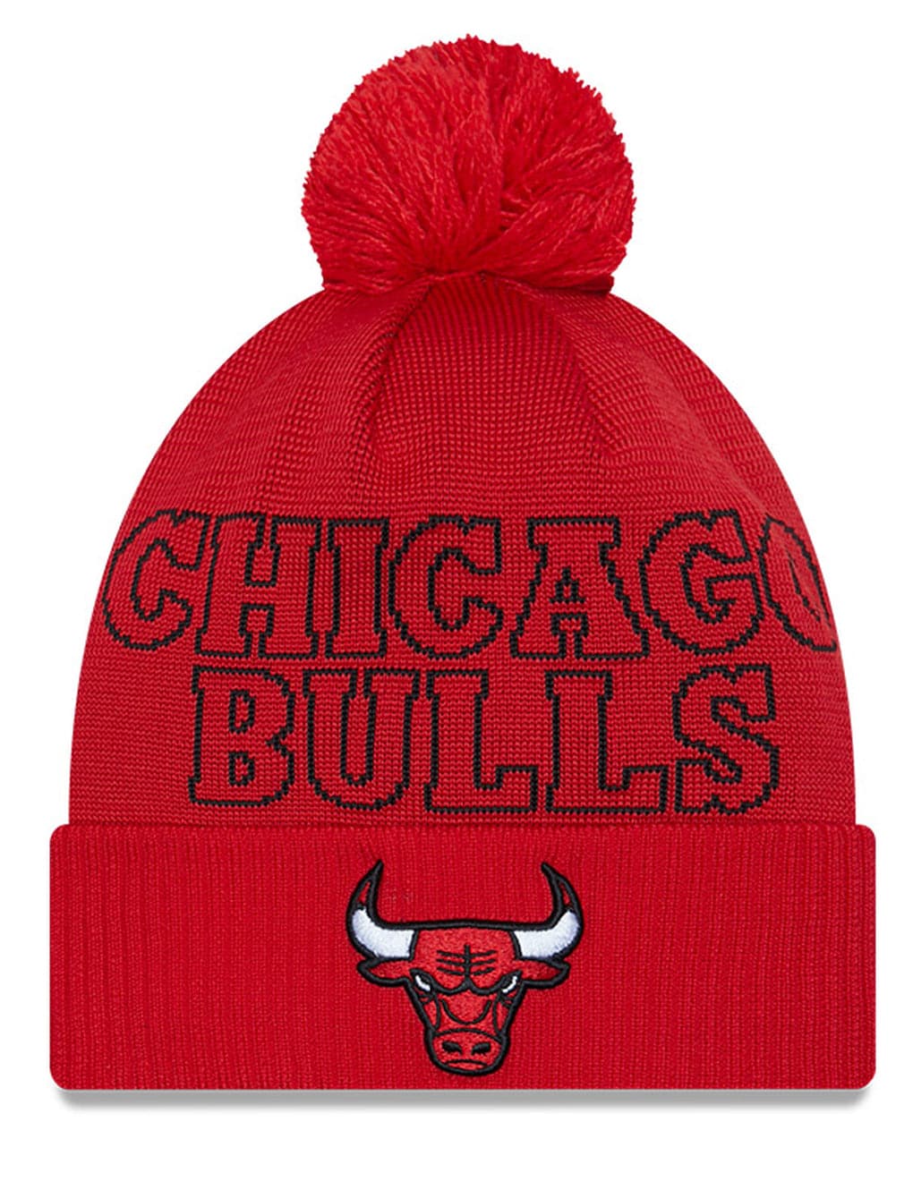 New Era Beanies Chicago Bulls New Era NBA 23 Draft Knit Beanie - Red