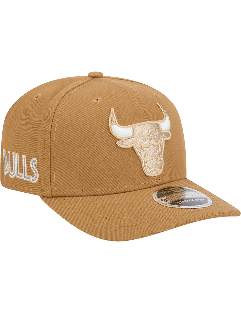 New Era Caps Chicago Bulls New Era NBA 24-25 City Edition Alt 9SEVENTY Snapback Hat - Camel