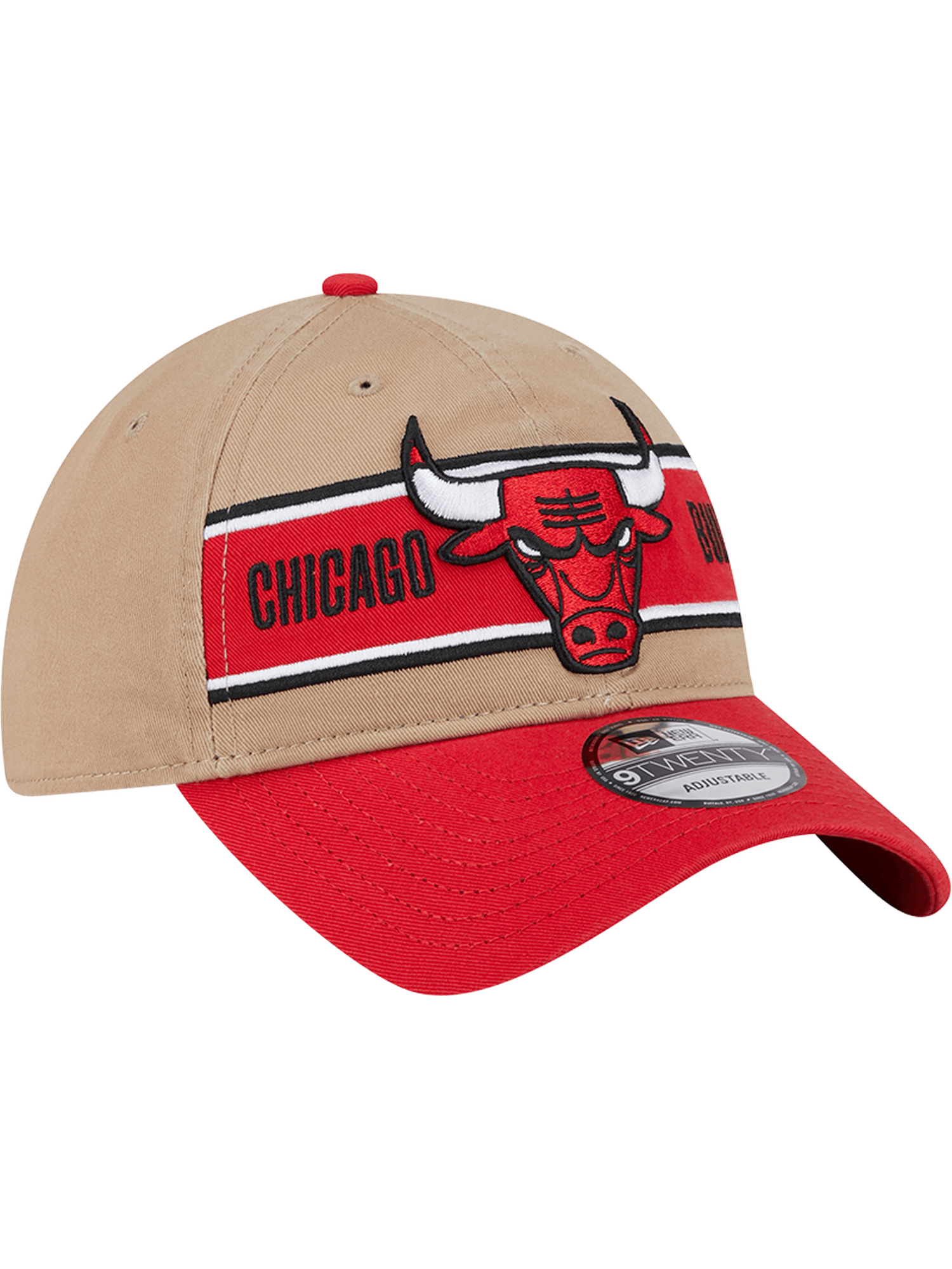 New Era Caps Chicago Bulls New Era NBA 24 Draft 9TWENTY Strapback Hat - Tan