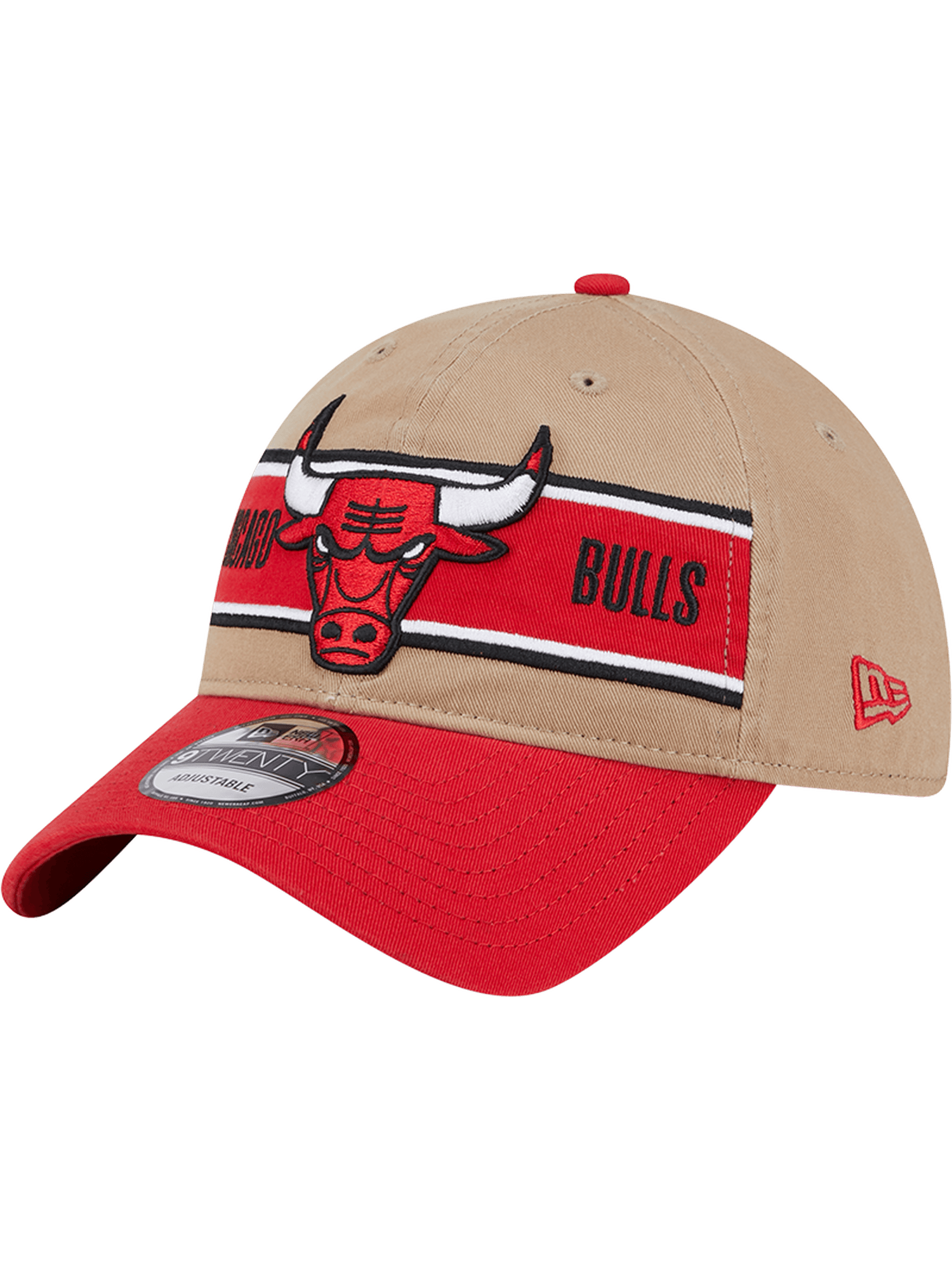 New Era Caps Chicago Bulls New Era NBA 24 Draft 9TWENTY Strapback Hat - Tan