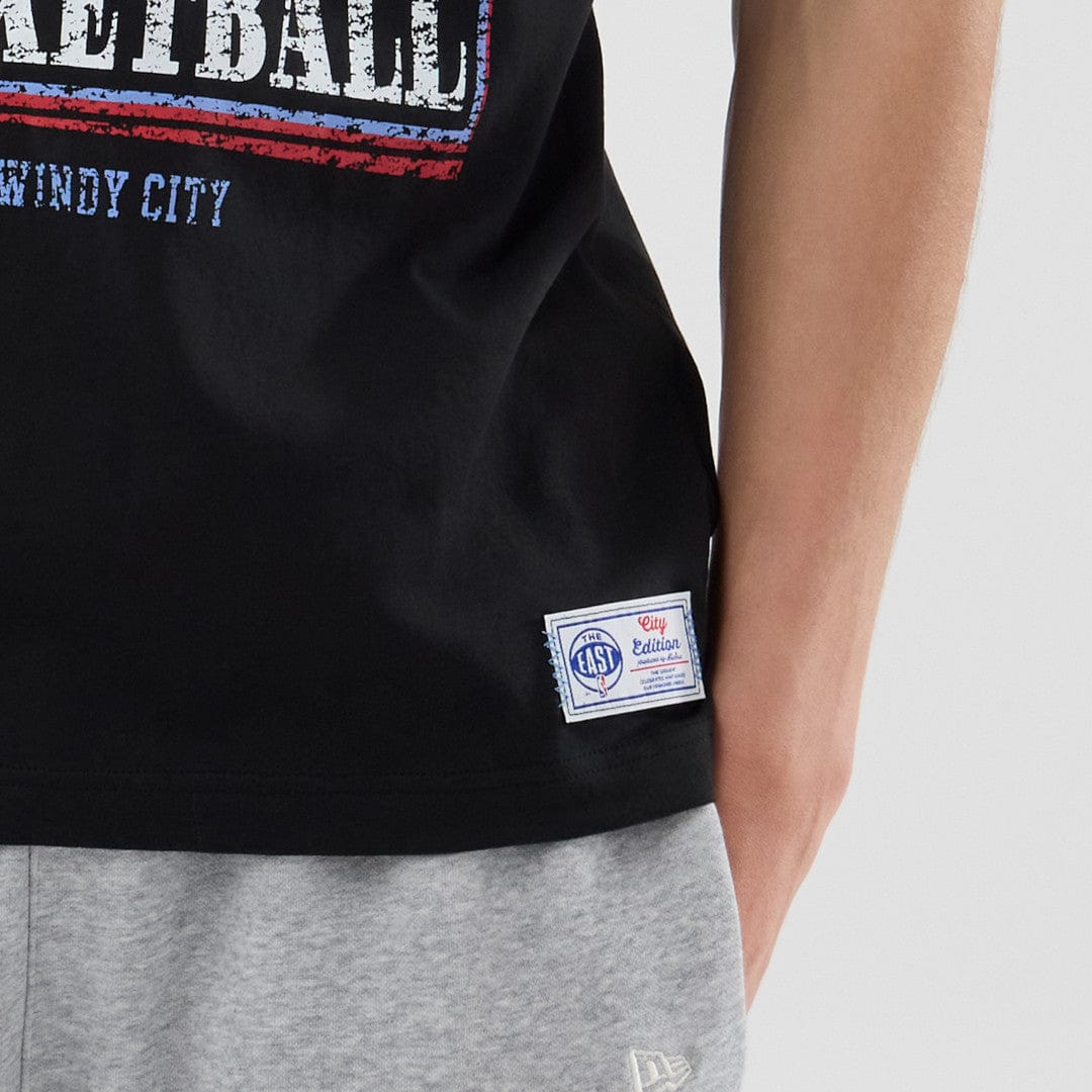 New Era T-Shirts Chicago Bulls New Era NBA 25-26 City Edition Distressed T-Shirt