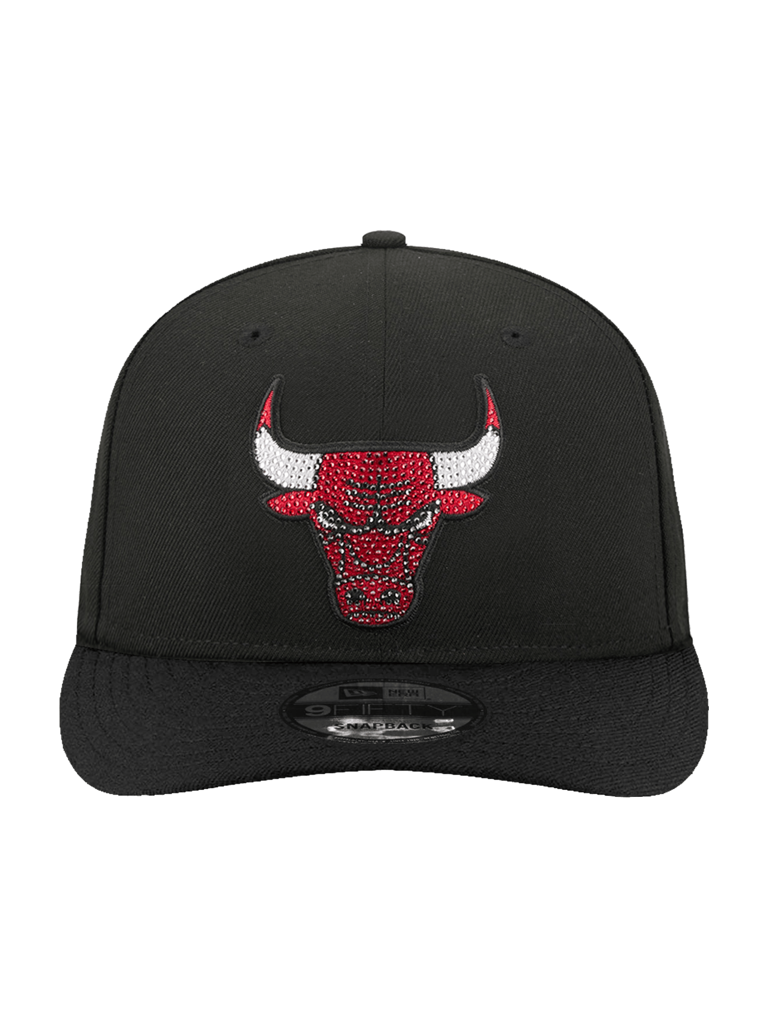 New Era Caps OSFM Chicago Bulls New Era NBA 26 Draft 9FIFTY Pre-Curved Snapback Hat - Black