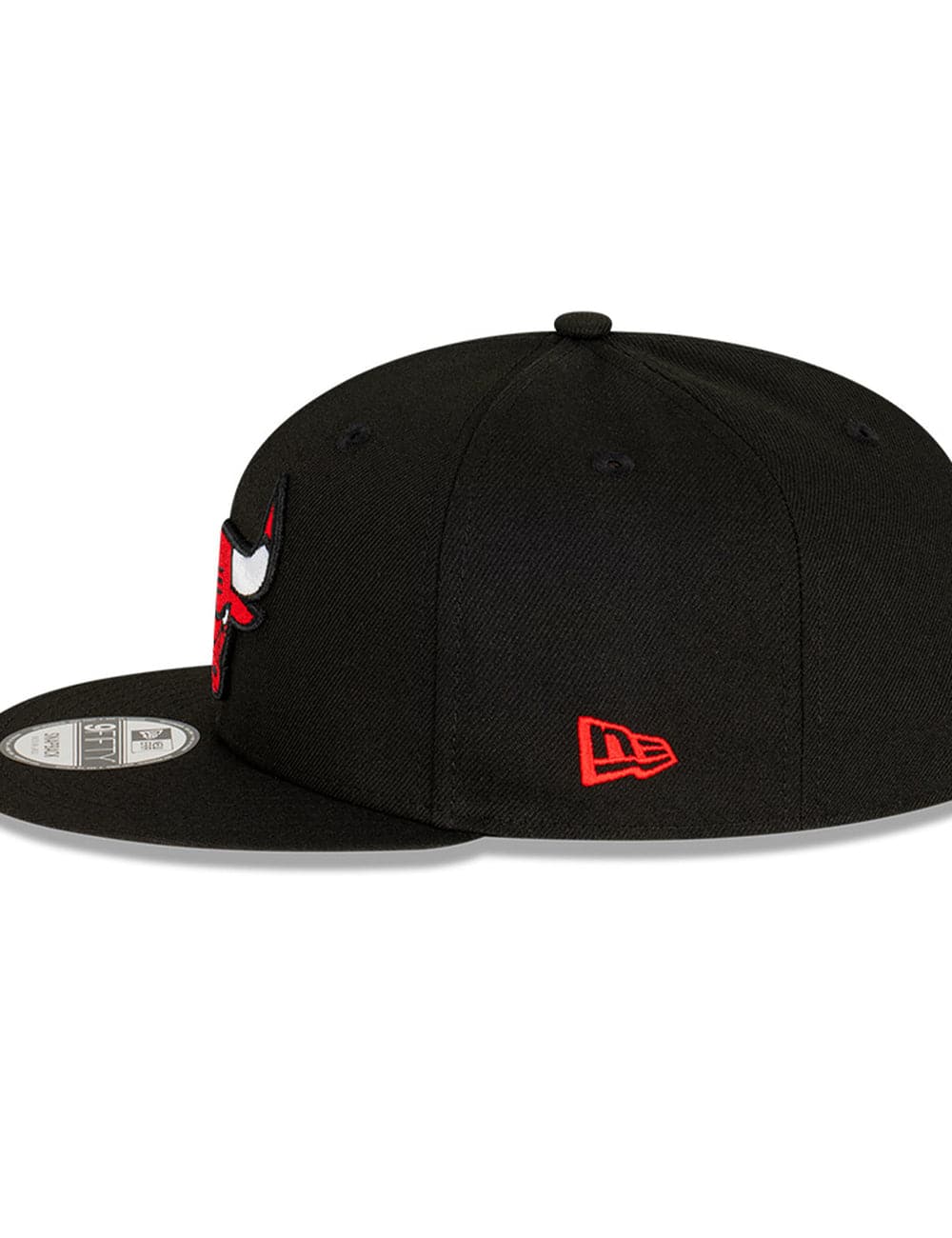 New Era Caps Chicago Bulls New Era NBA Champs Patch 9FIFTY Snapback Hat - Black