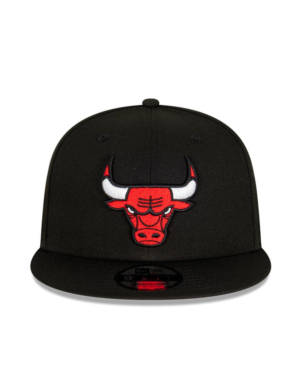New Era Caps Chicago Bulls New Era NBA Champs Patch 9FIFTY Snapback Hat - Black