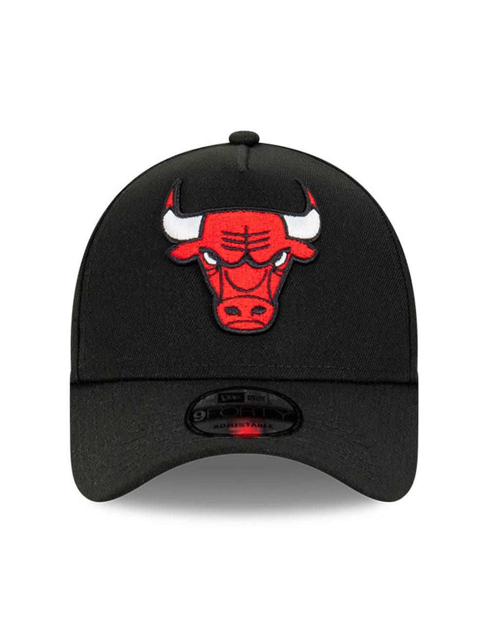 New Era Caps Chicago Bulls New Era NBA Champs Patch 9FORTY A-Frame Snapback Hat - Black