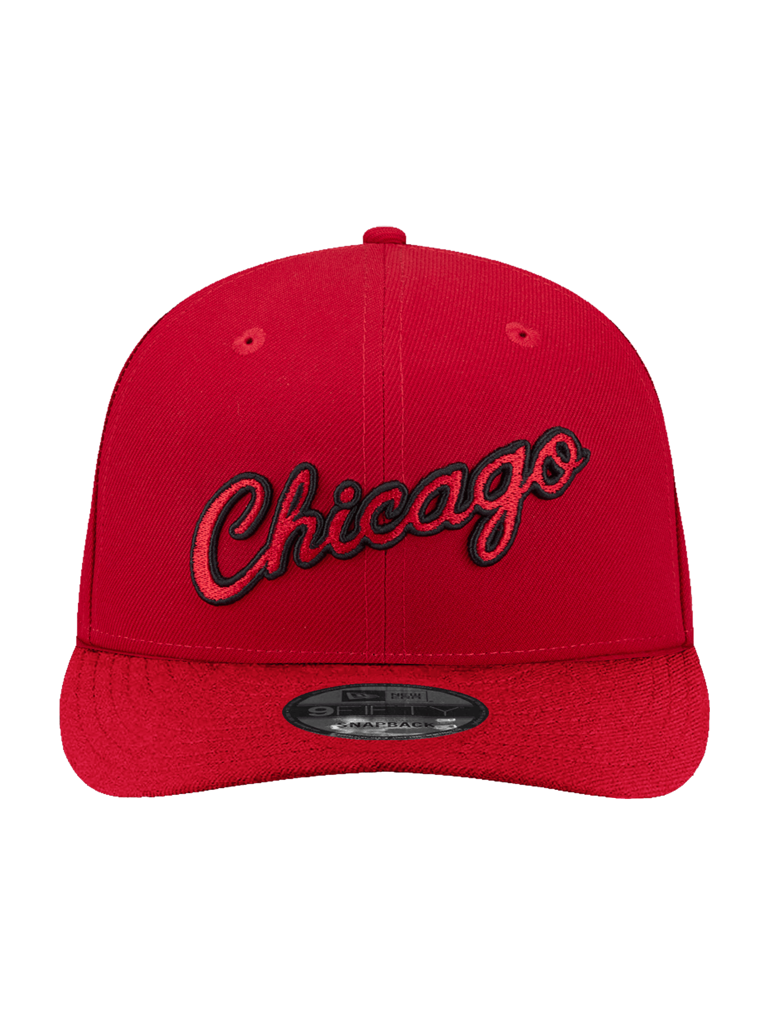 New Era Caps Chicago Bulls New Era NBA HWC 9FIFTY Pre-Curved Snapback Hat - Red