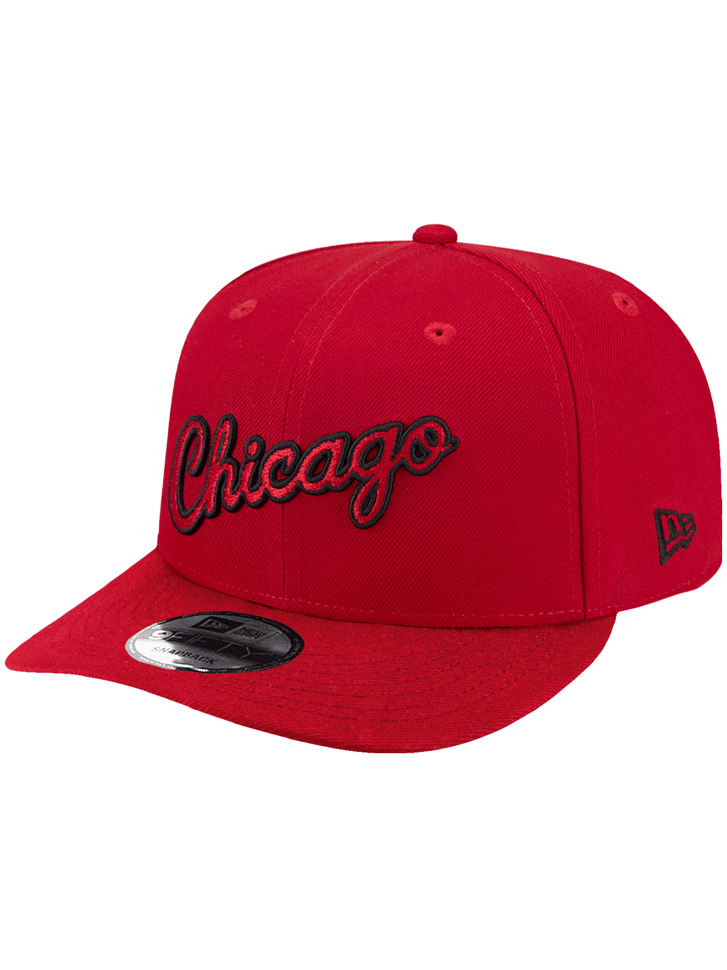 New Era Caps Chicago Bulls New Era NBA HWC 9FIFTY Pre-Curved Snapback Hat - Red