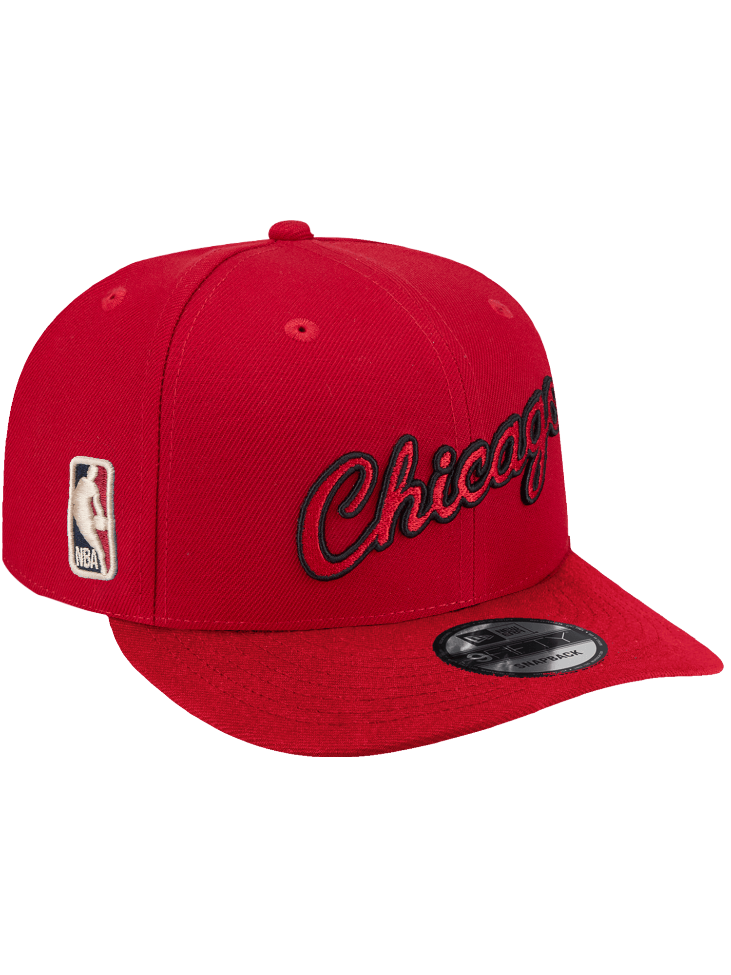 New Era Caps Chicago Bulls New Era NBA HWC 9FIFTY Pre-Curved Snapback Hat - Red