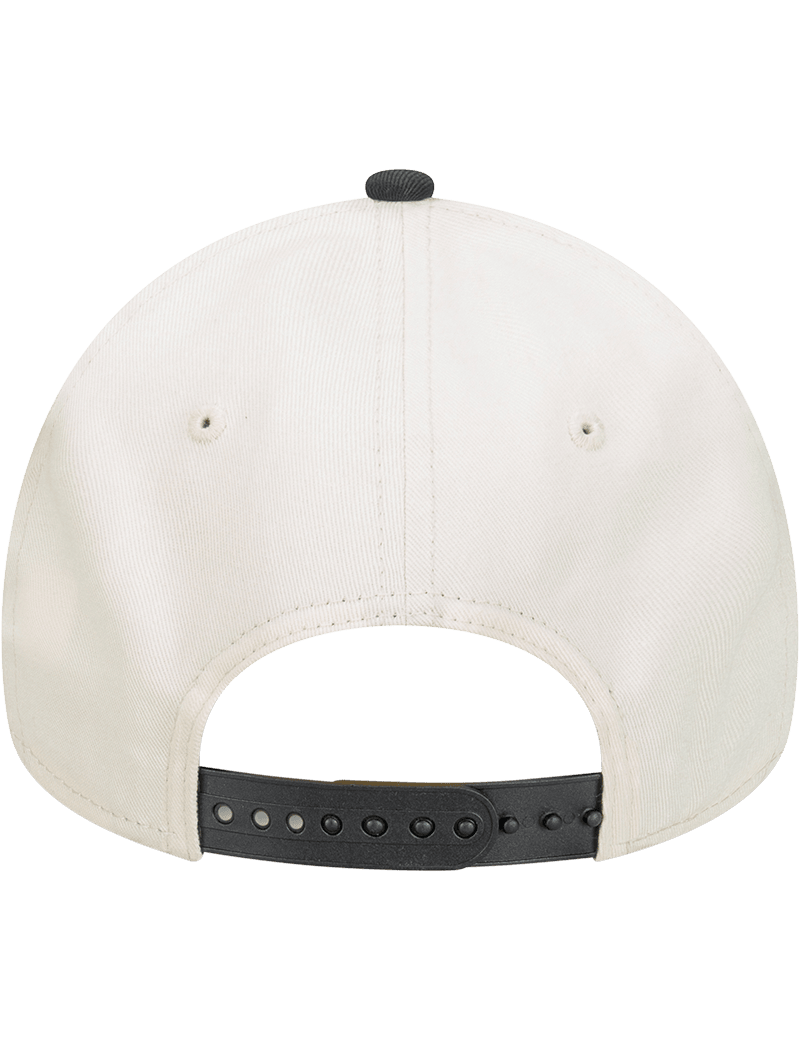 New Era Caps Chicago Bulls New Era NBA Script 9FORTY A-Frame Snapback Hat - Stone