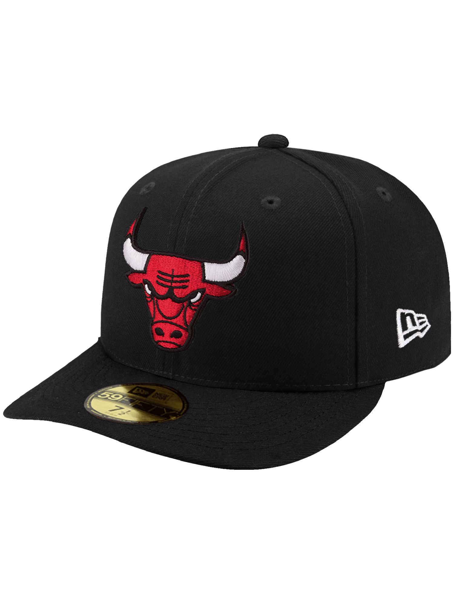 New Era Caps Chicago Bulls New Era NBA Team 59FIFTY Pre-Curved Fitted Hat - Black