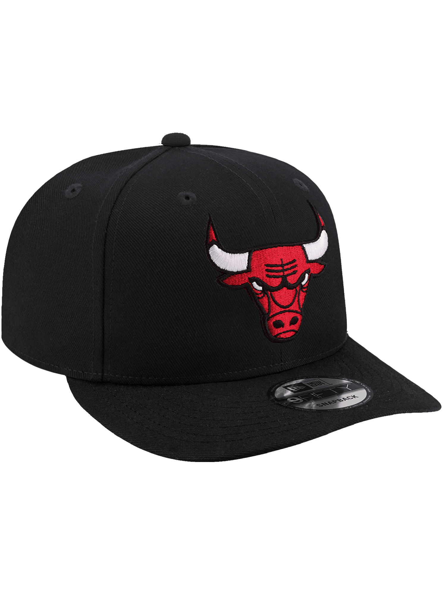 New Era Caps Chicago Bulls New Era NBA Team 9FIFTY Pre-Curved Snapback Hat - Black