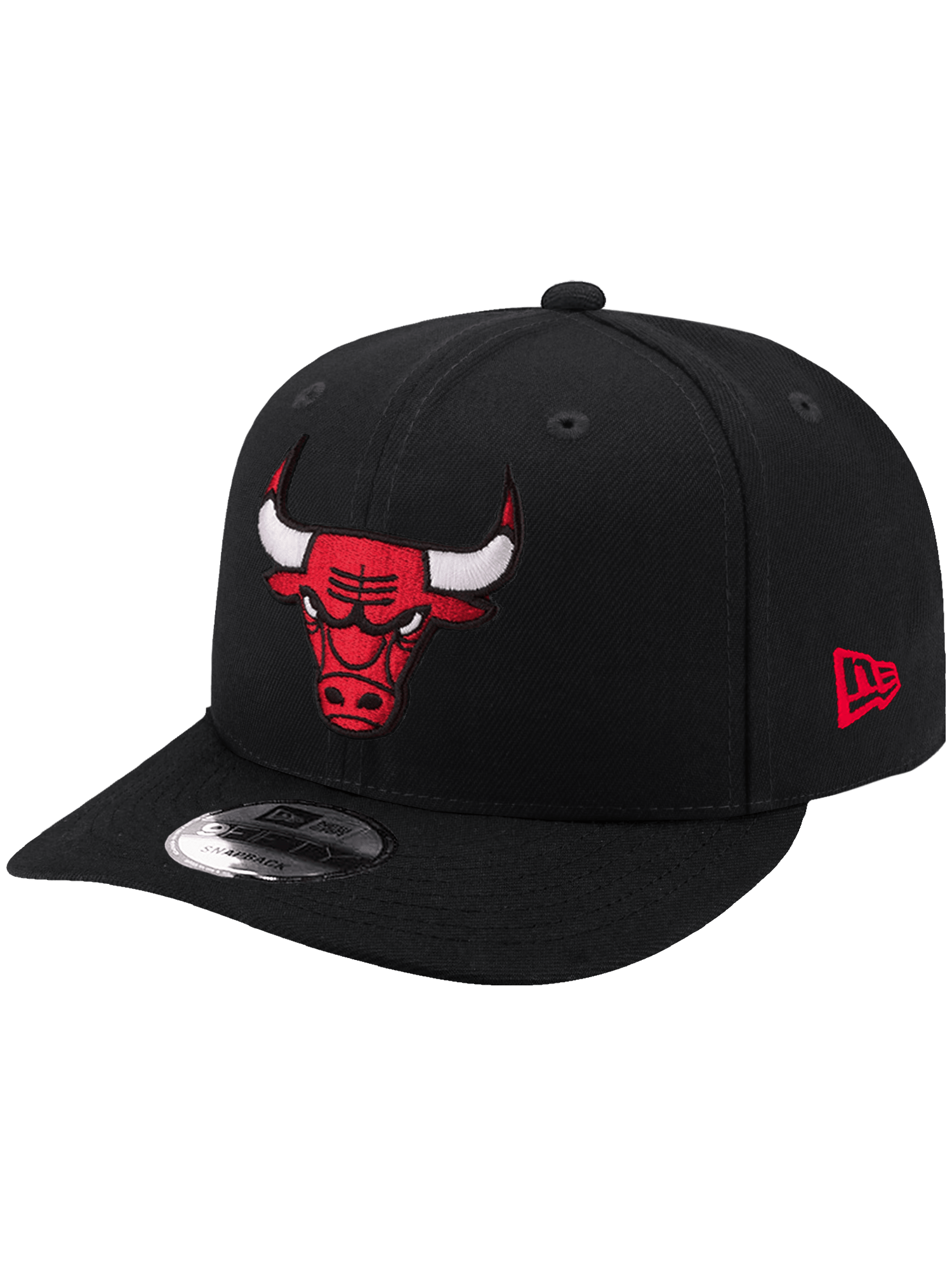 New Era Caps Chicago Bulls New Era NBA Team 9FIFTY Pre-Curved Snapback Hat - Black