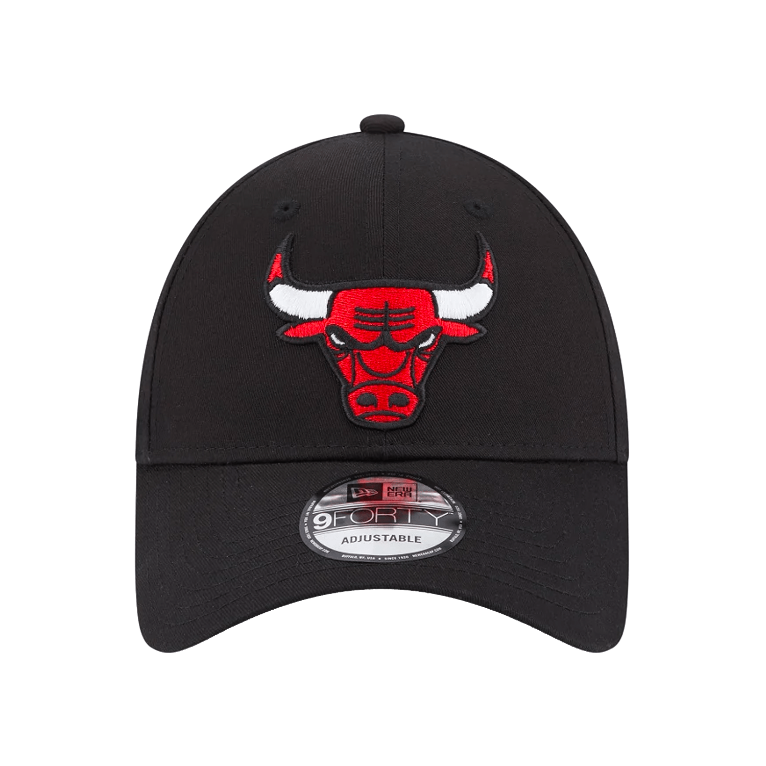 New Era Caps Chicago Bulls New Era NBA Team 9FORTY Strapback Hat - Black