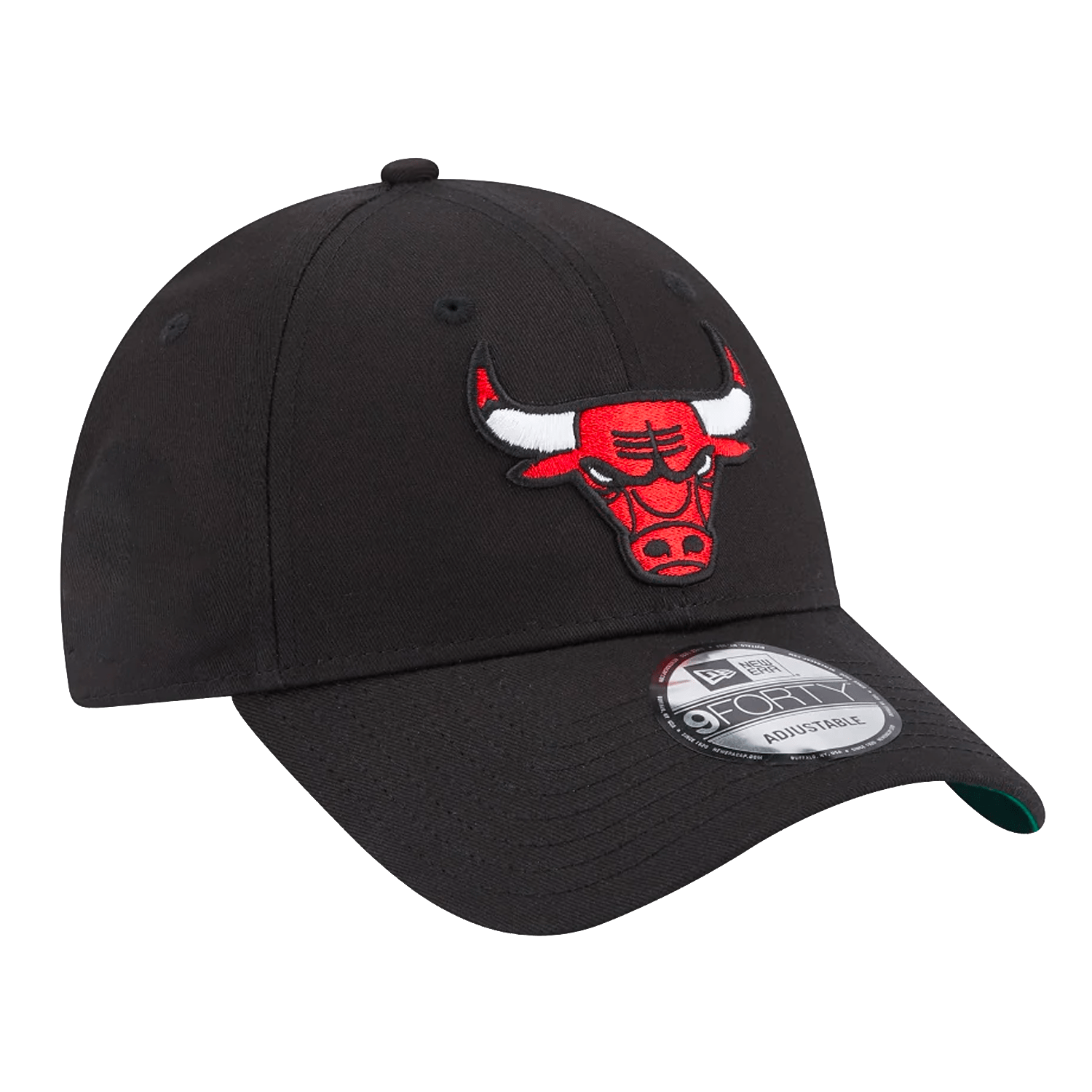 New Era Caps Chicago Bulls New Era NBA Team 9FORTY Strapback Hat - Black