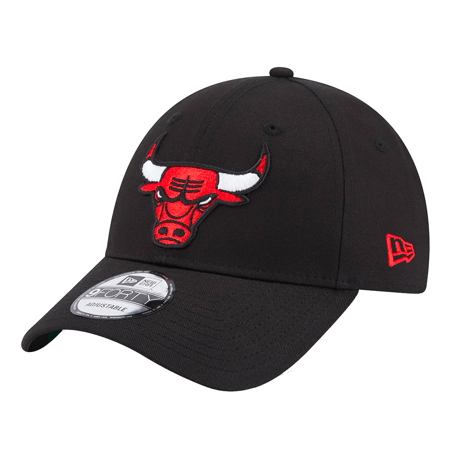 New Era Caps Chicago Bulls New Era NBA Team 9FORTY Strapback Hat - Black