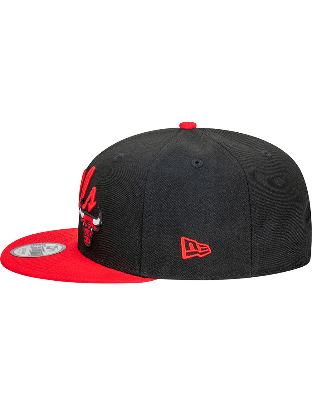 New Era Caps Chicago Bulls New Era NBA Vintage Script 9FIFTY Snapback Hat - Black