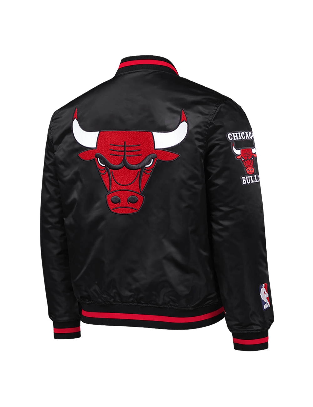 Pro Standard Jackets Chicago Bulls Pro Standard NBA Retro Classic Lightweight Satin Jacket - Black