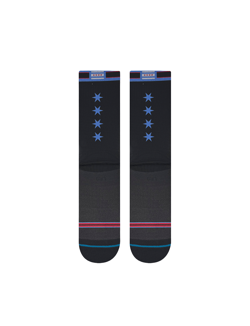 Stance Socks Large (9-12 US) Chicago Bulls Stance NBA 25-26 City Edition Crew Socks