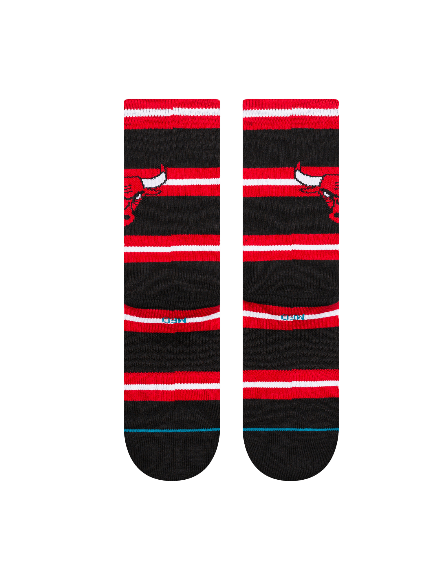 Stance Socks Large (9-12 US) Chicago Bulls Stance NBA Team Prep Crew Socks