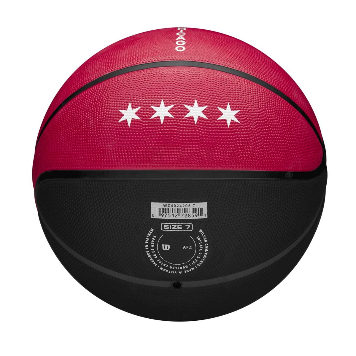 Wilson Sporting Goods Balls Chicago Bulls Wilson NBA 24 City Edition Basketball Ball