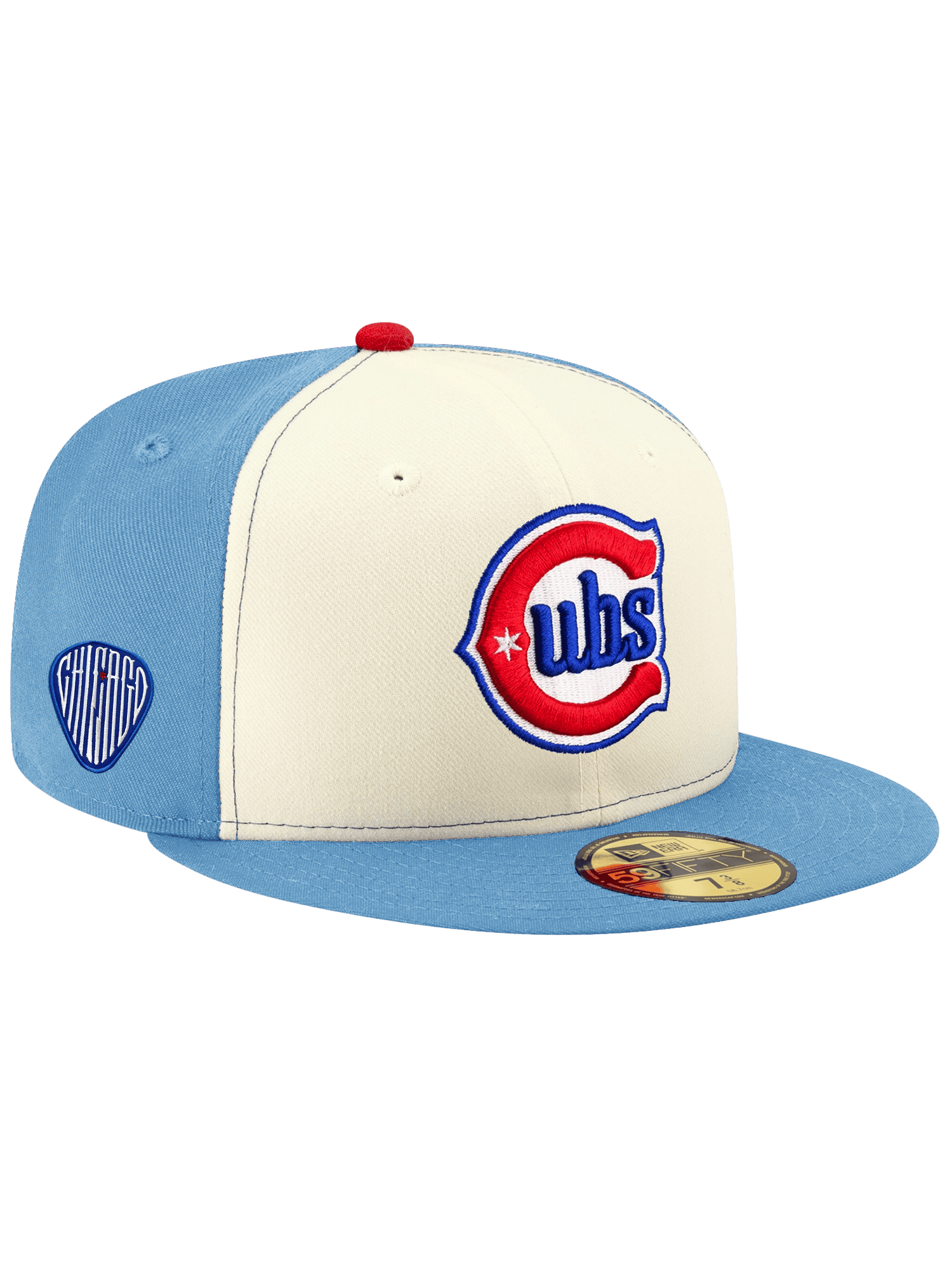 New Era Caps Chicago Cubs New Era MLB Alt 59FIFTY Fitted Hat - Light Blue