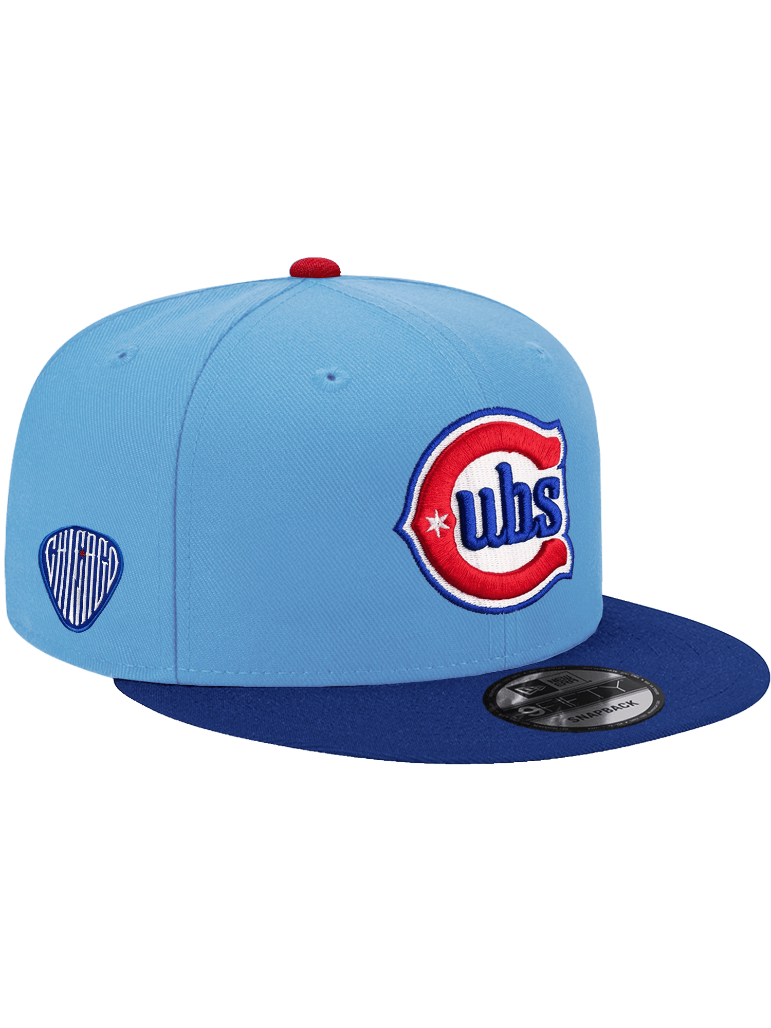 New Era Caps OSFA Chicago Cubs New Era MLB Alt 9FIFTY Snapback Hat - Light Blue
