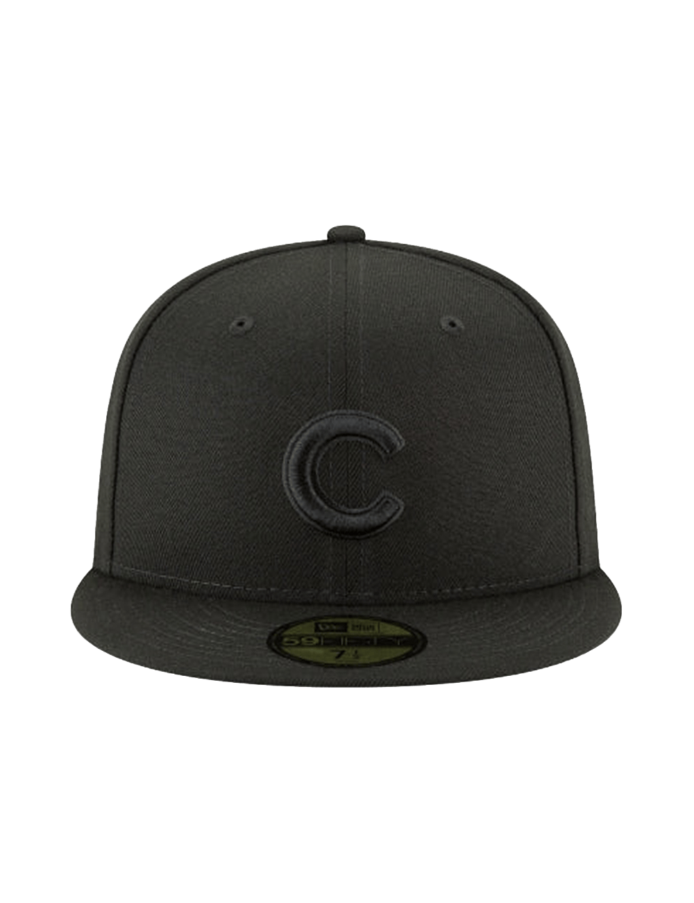 New Era Caps Chicago Cubs New Era MLB Black On Black 59FIFTY Fitted Hat