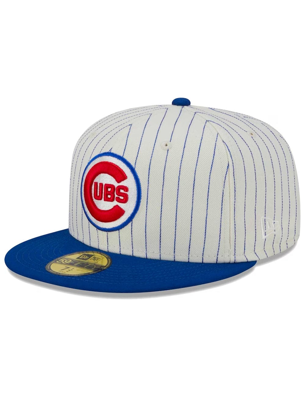 New Era Caps Chicago Cubs New Era MLB Retro Script 59FIFTY Fitted Hat - Off White