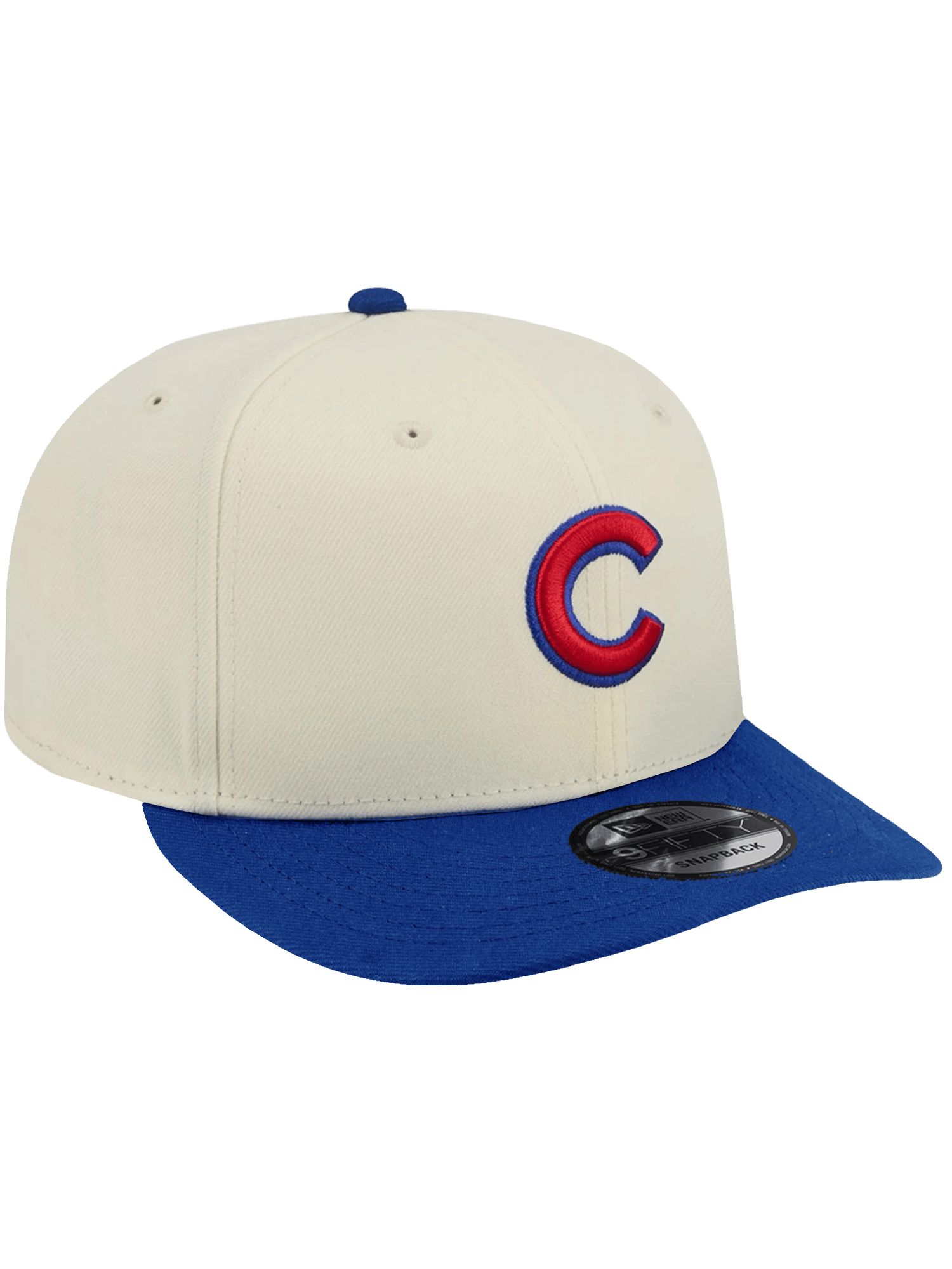 New Era Caps OSFA Chicago Cubs New Era MLB Team Chrome 9FIFTY Pre-Curved Snapback Hat