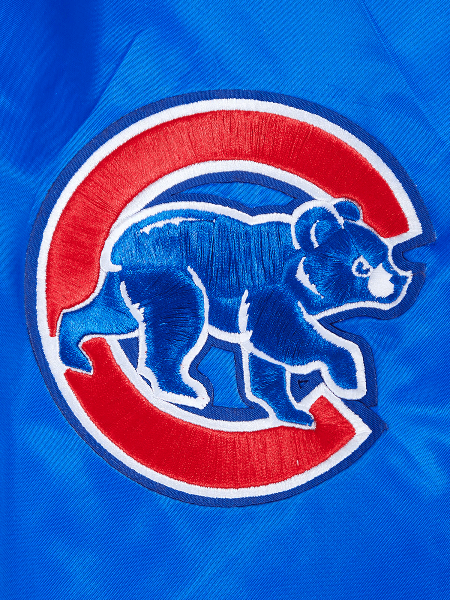 Pro Standard Jackets Chicago Cubs Pro Standard MLB Team Classic Satin Button Jacket - Blue