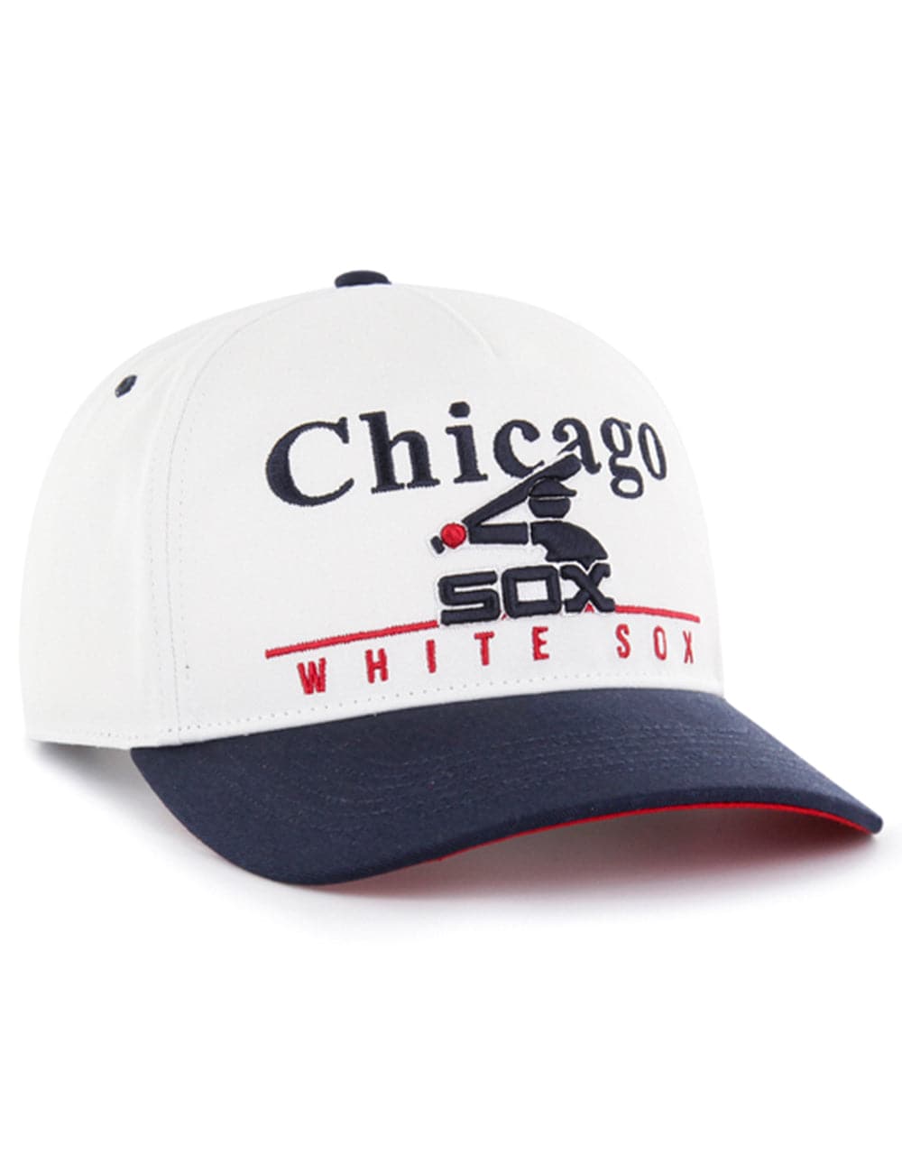 47 Brand Caps Chicago White Sox '47 MLB Cooperstown Hitch Pre-Curved Snapback Hat - White