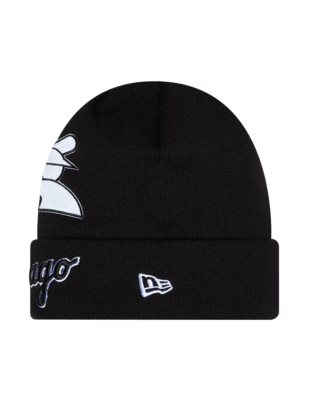 New Era Beanies OSFM Chicago White Sox New Era MLB 26 AC Clubhouse Knit Beanie - Black
