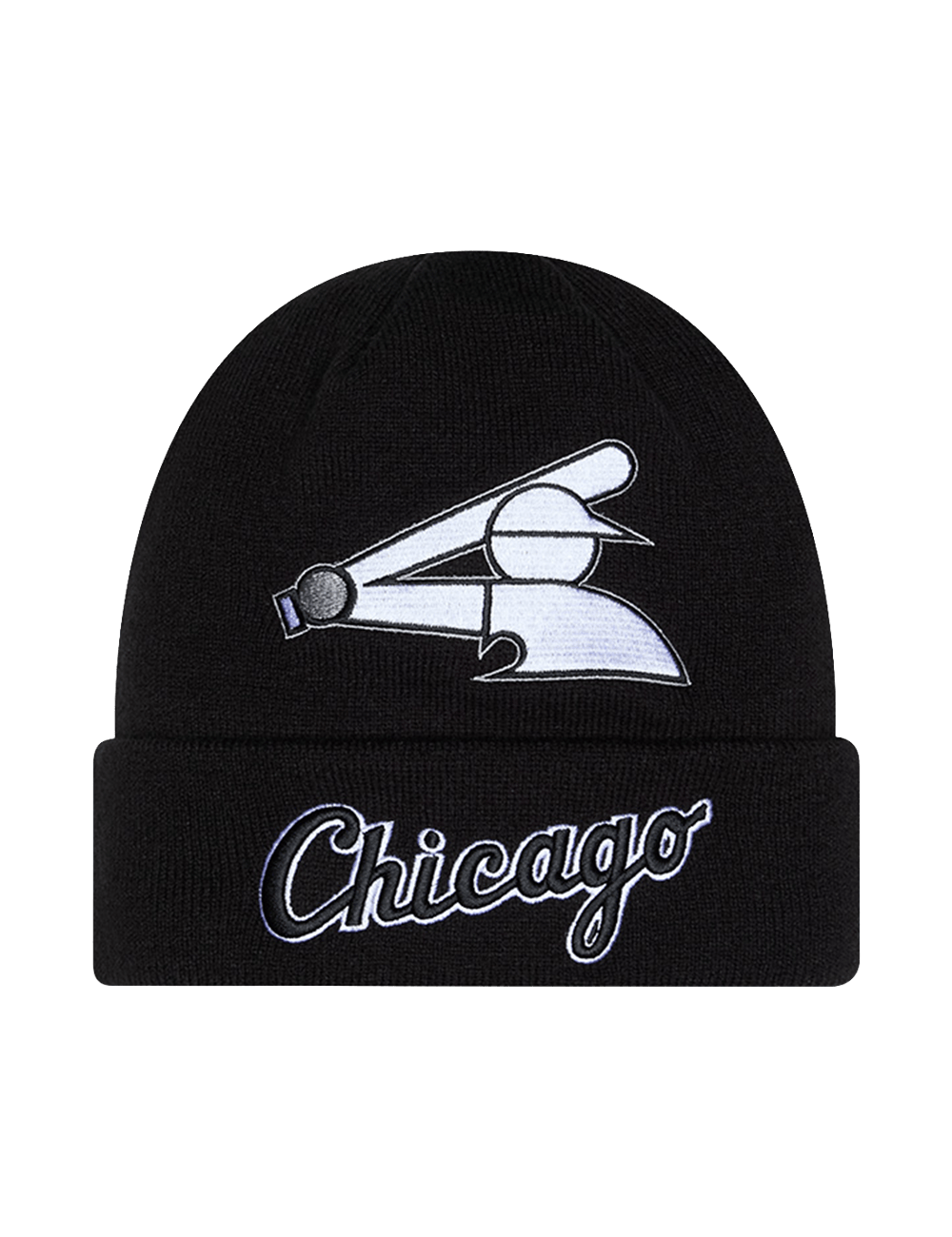 New Era Beanies OSFM Chicago White Sox New Era MLB 26 AC Clubhouse Knit Beanie - Black