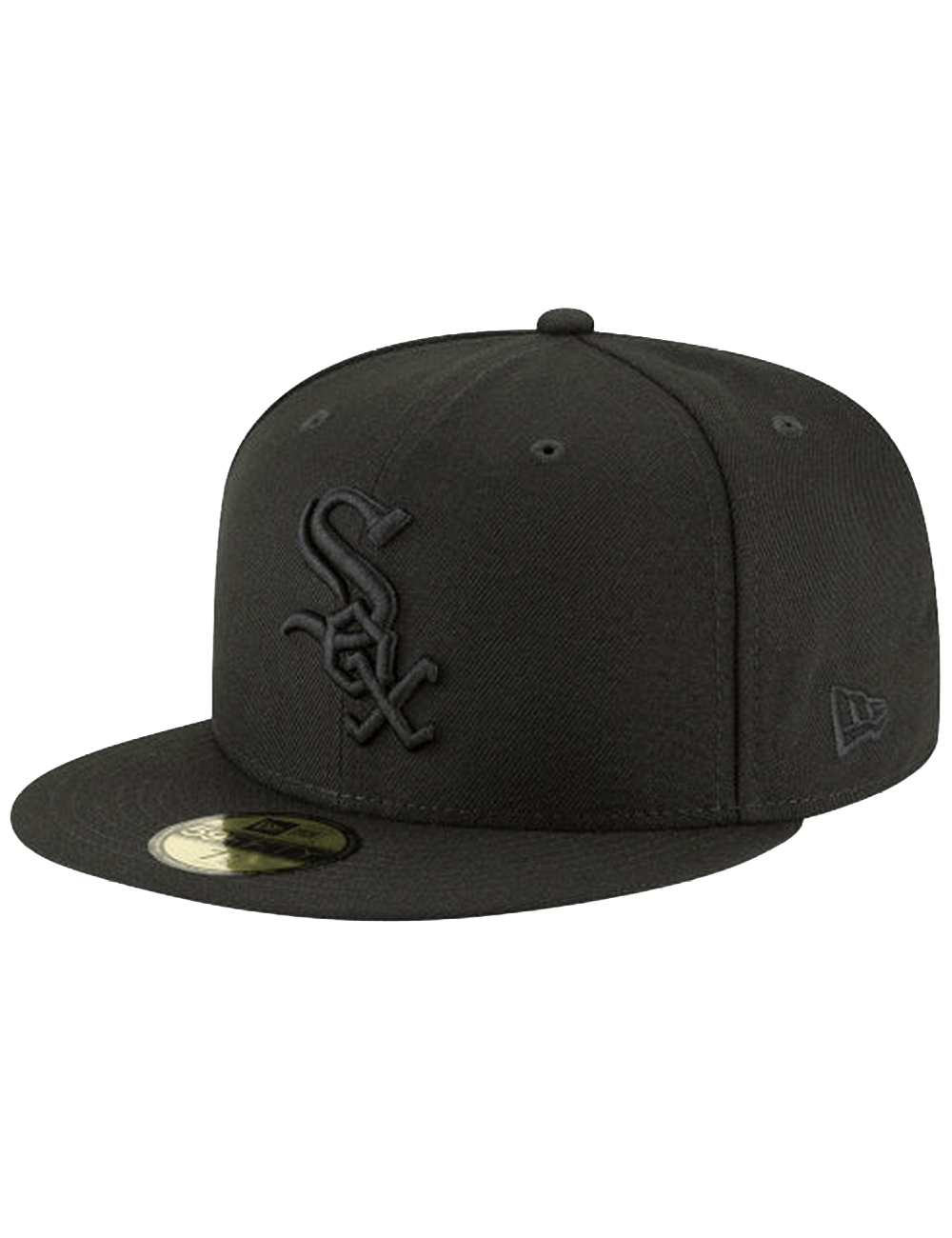 New Era Caps Chicago White Sox New Era MLB Black On Black 59FIFTY Fitted Hat