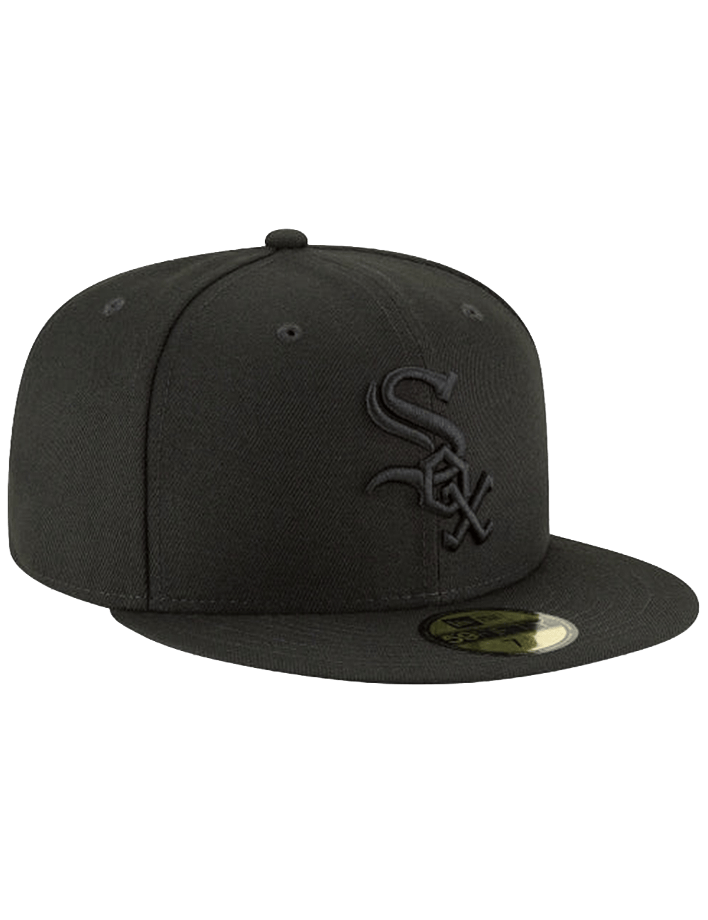 New Era Caps Chicago White Sox New Era MLB Black On Black 59FIFTY Fitted Hat