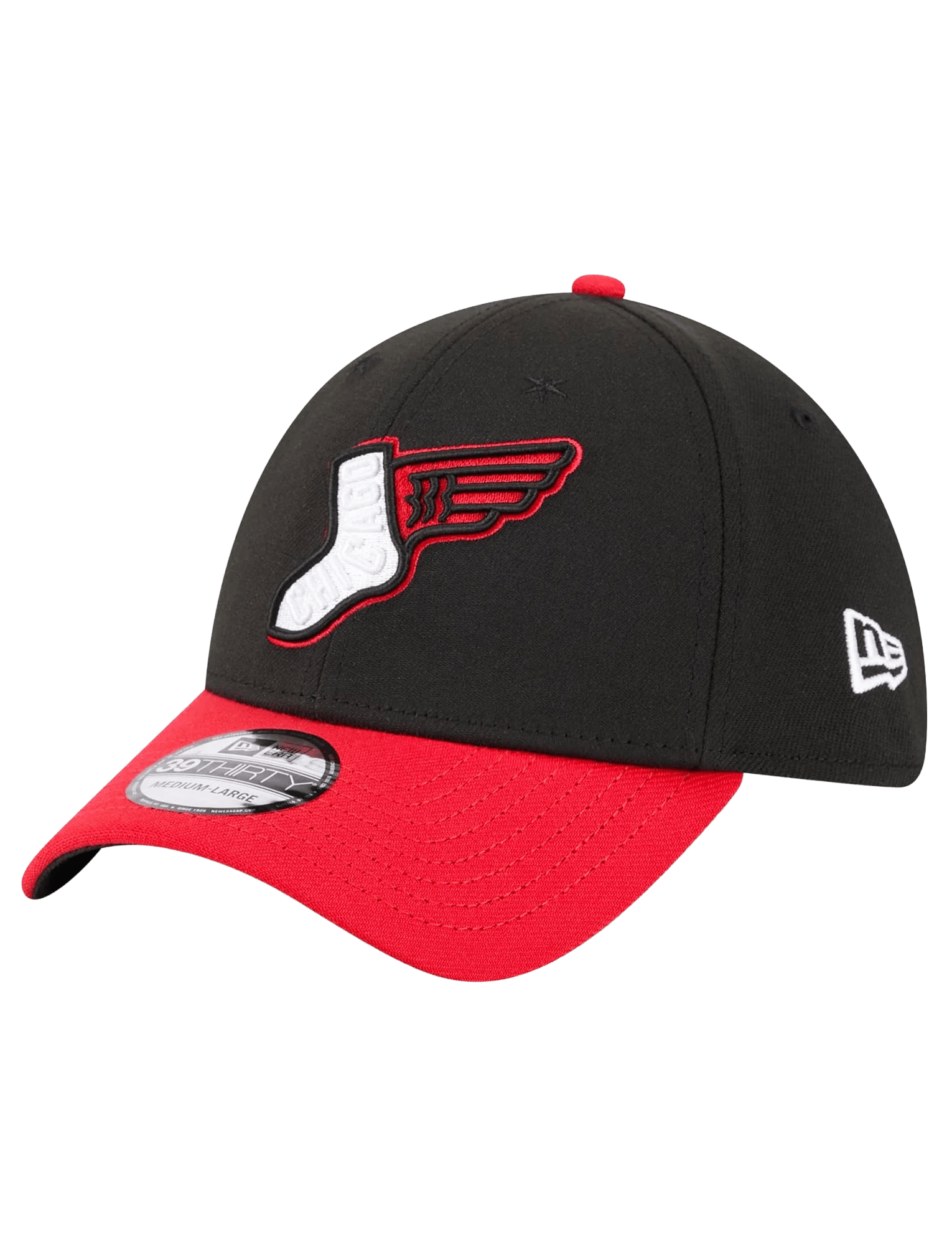 New Era Caps Chicago White Sox New Era MLB City Connect Alt 39THIRTY Stretch-Fit Hat - Black
