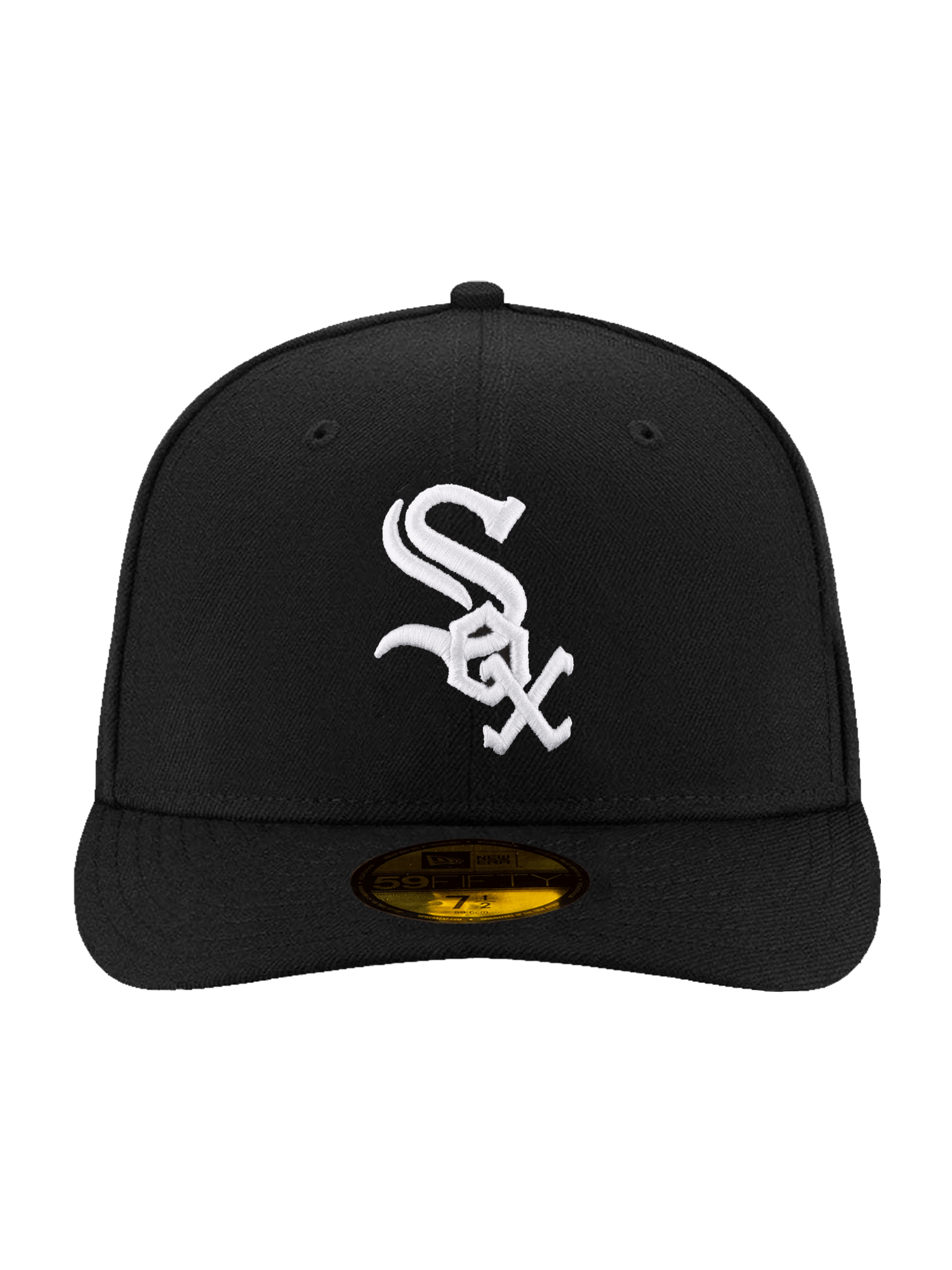 New Era Caps Chicago White Sox New Era MLB On-Field AC Pre-Curved 59FIFTY Fitted Hat - Black