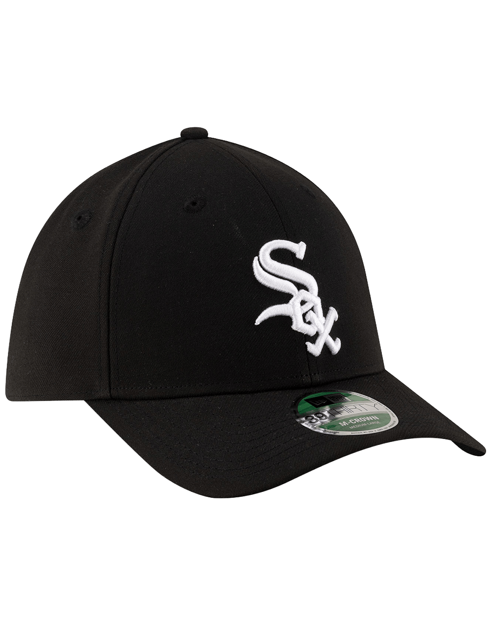 New Era Caps Chicago White Sox New Era MLB Player Replica 39THIRTY M-Crown Stretch-Fit Hat - Black