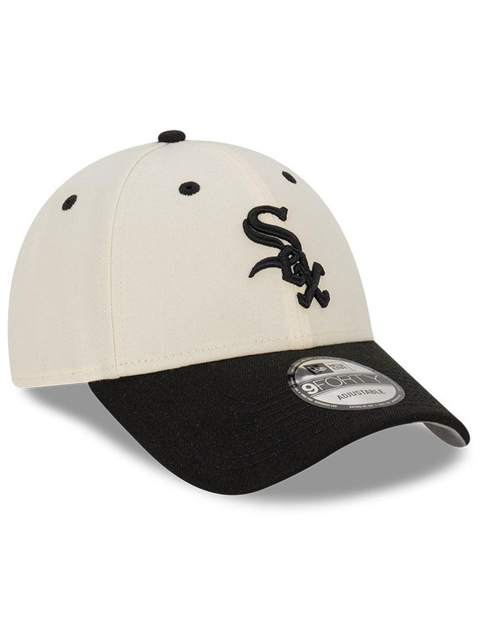 New Era Caps Chicago White Sox New Era MLB Team 2T 9FORTY Snapback Hat - Chrome White